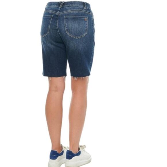 Democracy ab solution high rise retro raw hem Bermuda shorts plus size 24 new!! - Picture 9 of 9